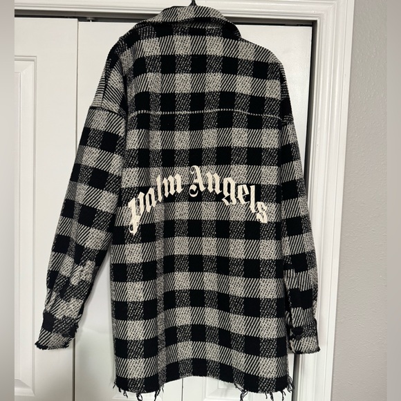 Palm Angels Jackets & Blazers - Palm Angels Monochrome Checkered Jacket